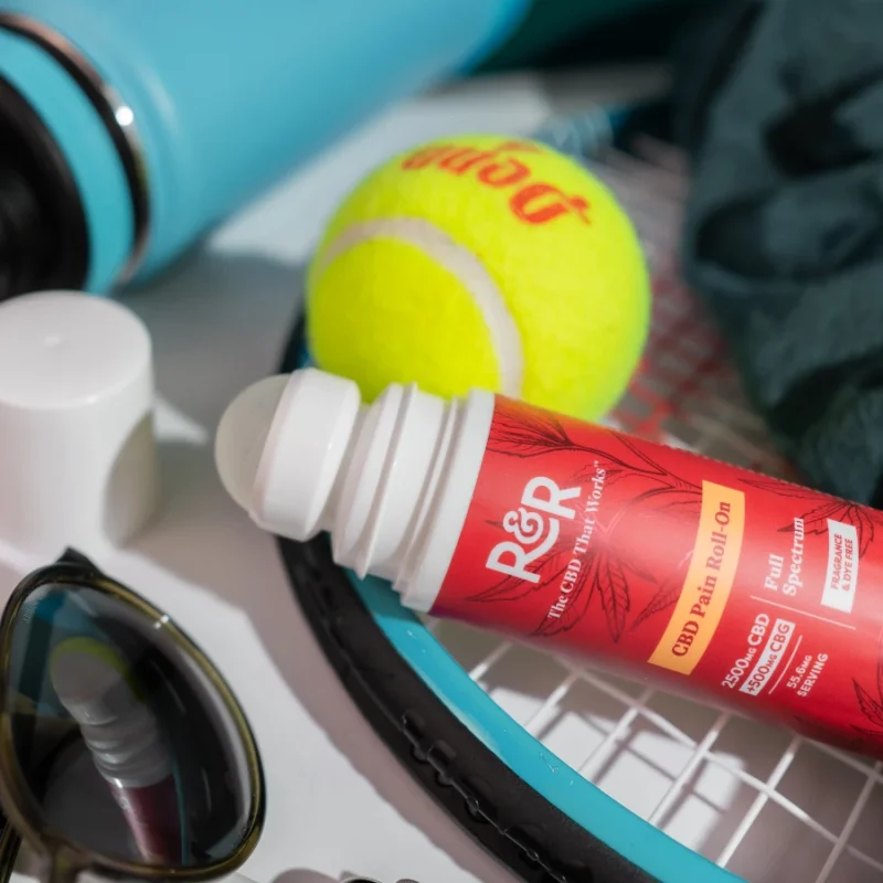 R&R CBD Pain Roll On - Sports Lifestyle Image