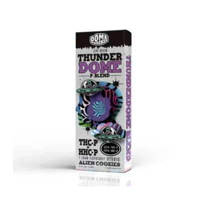 Dome Wrecker Thunder Dome P Blend Disposable Vape - THCp + HHCp - Alien Cookies Hybrid