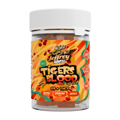 Hixotic Trap'd Out Jeffrey THC Gummies - Extra Strength - Tigers Blood Indica
