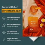 Alchemy Naturals CBD Gummies For Pain with CBG - Infographic