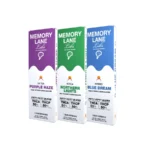 Memory Lane Liquid Badder Disposable Vape Pens - High Potency THCa+THCp - All 3 Strains Lined Up