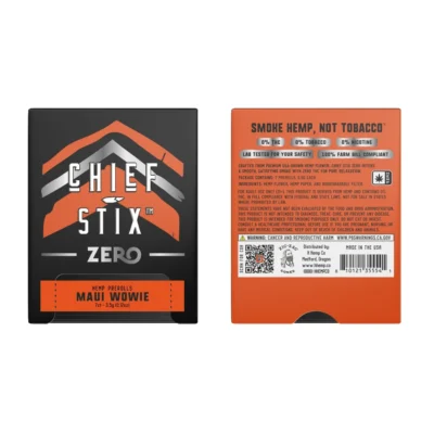 Chief Stix Zero Maui Wowie CBD Prerolls - 7ct THC Free