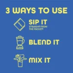 Nutrisips Recharge Energy Ready Sip Gel - How to use
