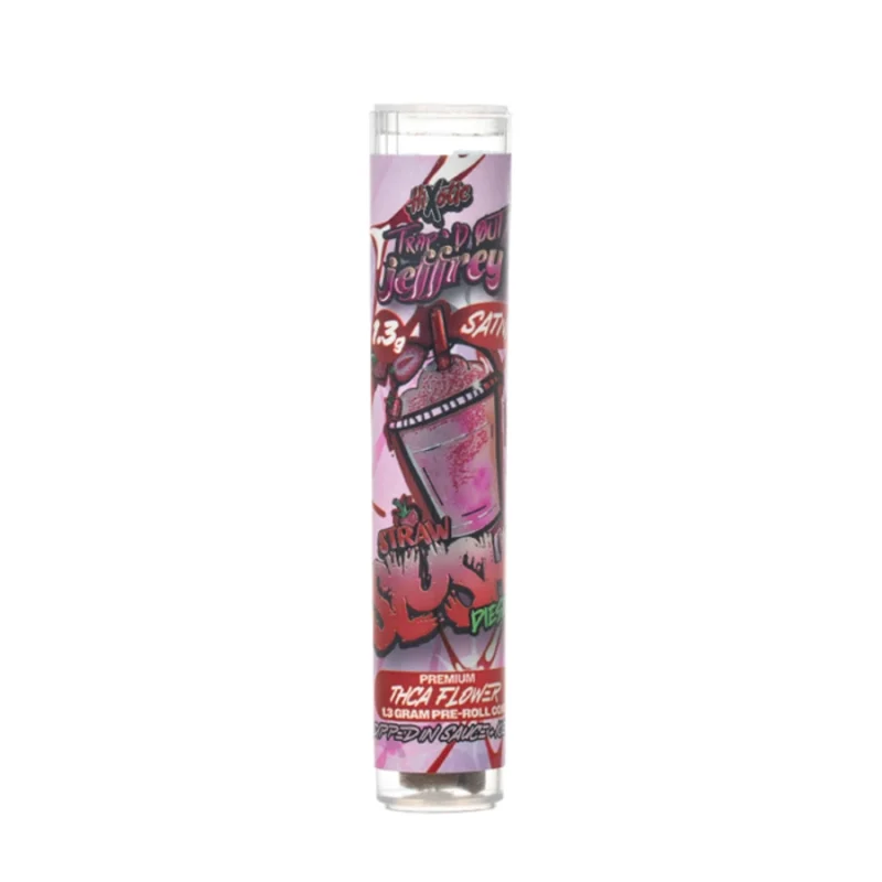 Hixotic Trap'd Out Jeffrey THCa Prerolls - Straw Slush Diesel - Sativa