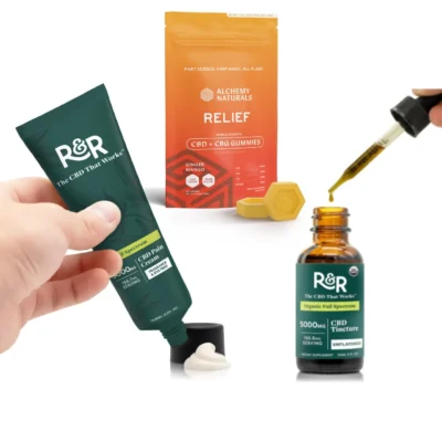 Total Relief Bundle - CBD Cream, Oil Tincture, And Pain Gummies Bundle