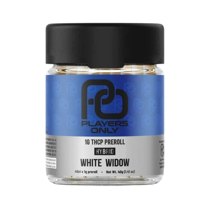 Players Only 40 Count THCp Prerolls - Hybrid - White Widow