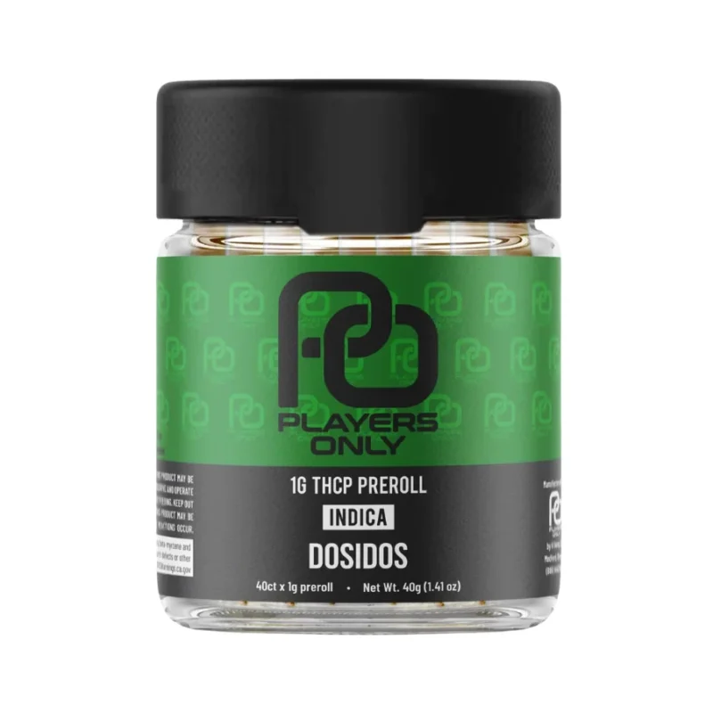 Players Only 40 Count THCp Prerolls - Indica - Dosidos