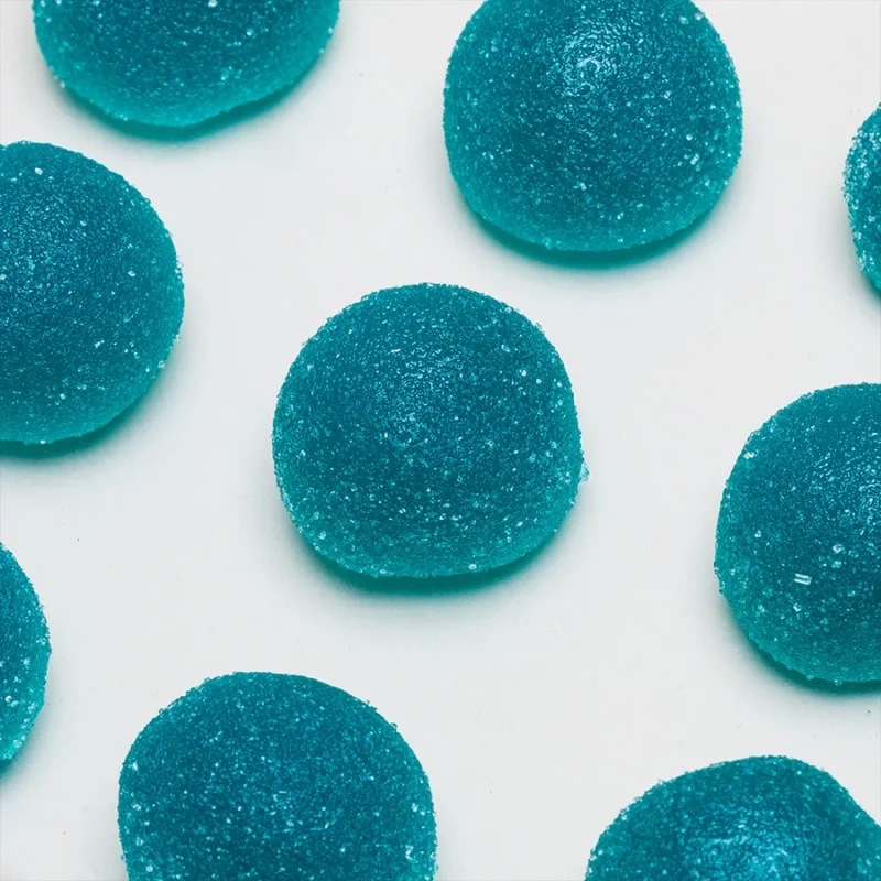Kush Kube 500mg THC Blast Off Gummies - Close Up of Gummies