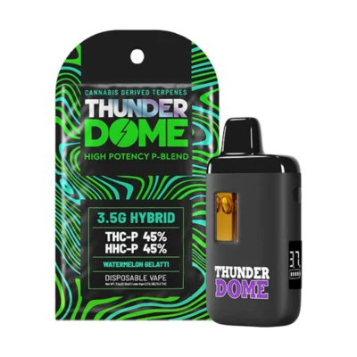 Dome Wrecker Thunder Dome High Potency P Blend 3.5G Disposable THC Vape - Watermelon Gelatti - Hybrid