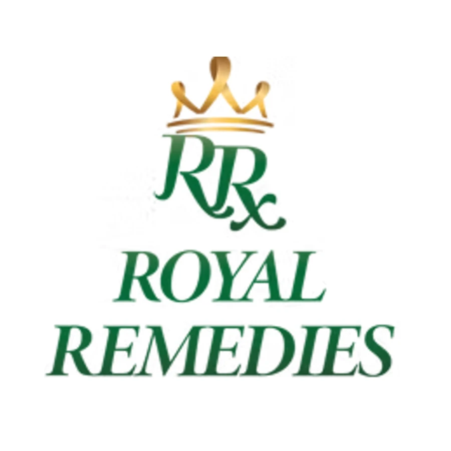 Royal Remedies Logo with Name Under