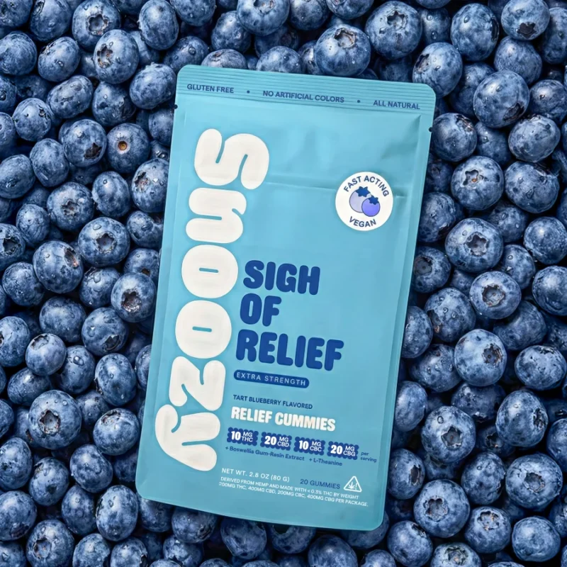 Sigh of Relief THC + CBD Gummies by Snoozy