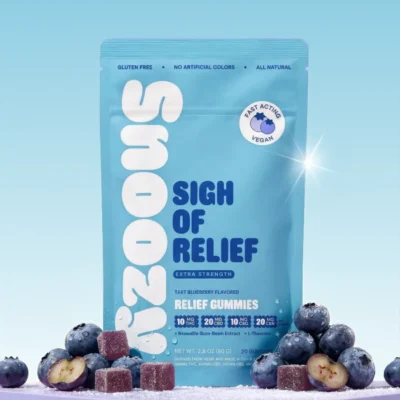 Snoozy Sigh of Relief THC Gummies - Extra Strength