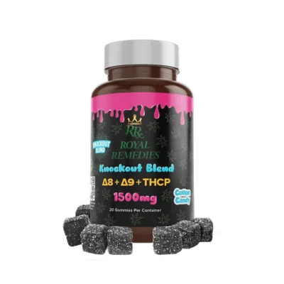Royal Remedies 75mg Knockout Blend Super Strength THC Gummies