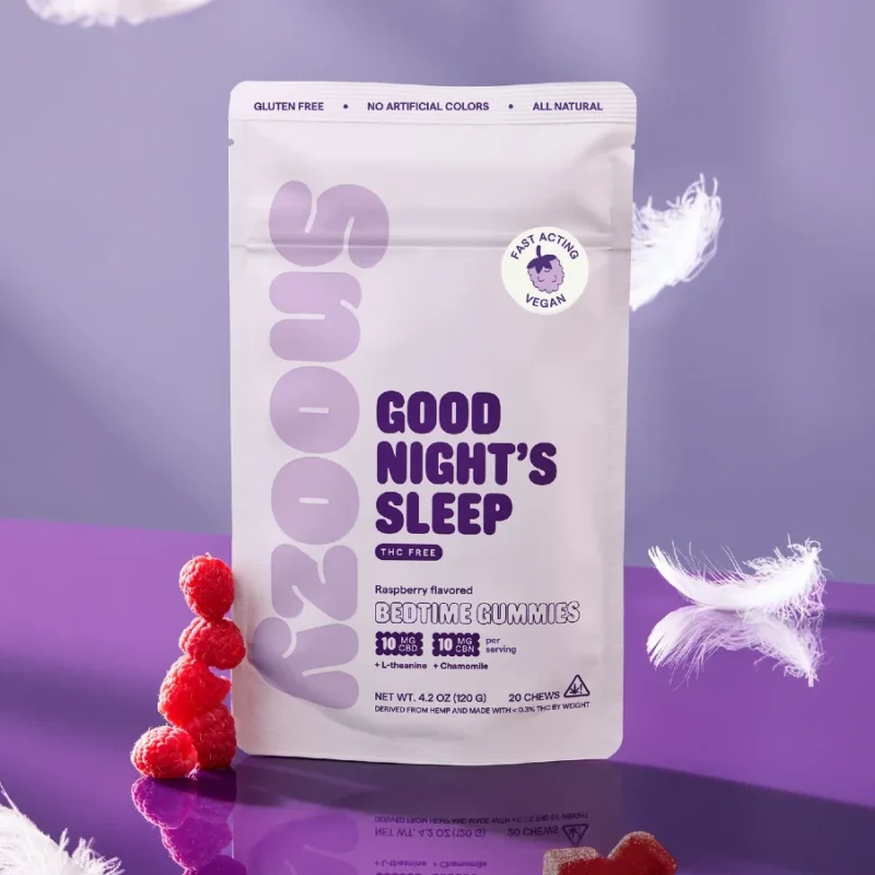 Snoozy Zero THC - Good Night's Sleep CBD+CBN Gummies