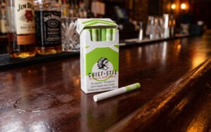 cbd stixs on bar
