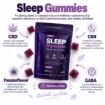 Sleep Gummies by The Mass Apothecary - Ingredients Infographic