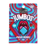 Domewrecker 2 Count Jumbos - 3000mg Delta 9+ THCp + Delta 8 Gummies - Mega Berry Flavor