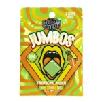 Domewrecker 2 Count Jumbos - 3000mg Delta 9+ THCp + Delta 8 Gummies - Tropical Hulk Flavor